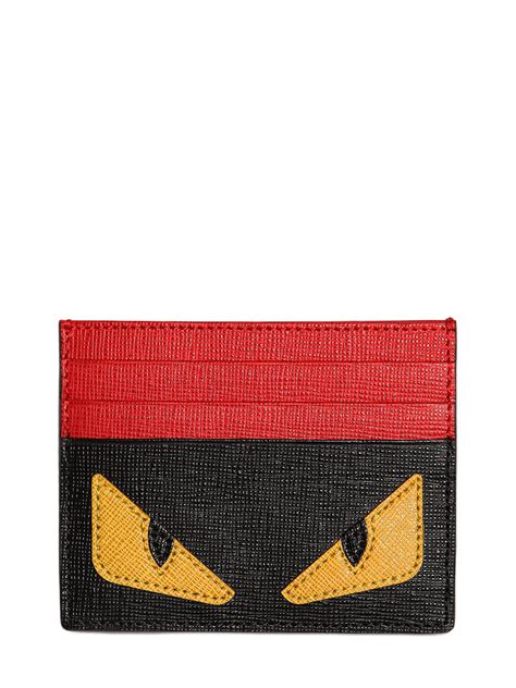 fendi monster card holder|fendi card holder wallet.